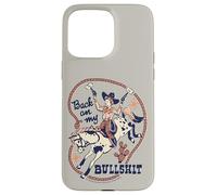 Back on My Bull Rodeo Cowboy Retro Vintage Funny Adult Humor Custodia per iPhone 15 Pro Max