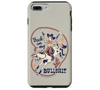 Back on My Bull Rodeo Cowboy Retro Vintage Funny Adult Humor Custodia per iPhone 7 Plus/8 Plus