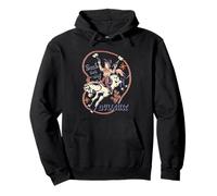 Back on My Bull Rodeo Cowboy Retro Vintage Funny Adult Humor Felpa con Cappuccio