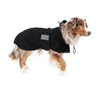 BACK ON TRACK - Cappotto a rete per cane, 89 cm, colore: Nero