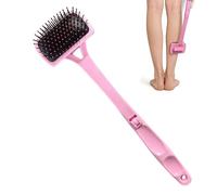 Back Scratcher - 19 Inch Long Reach Tool ABS Rubber Extendable | Foldable Massage Brush Body Itch Relief Massager | Portable Comfort Scratcher Home Travel Office Elderly Daily Use Relaxation Tool