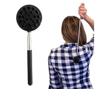 Back Scratcher, Telescoping Scratcher, 8,27 x 2,58 Inches Extendable Massager Stainless Steel Abs, Lightweight Teen Scratch Tools for Adult, Kids, Senior, Boy Use, Black