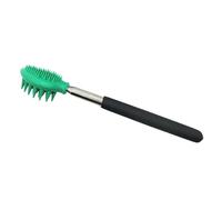Back Scrubber, Extendable Body Scratcher, Silicone Bath Brush with Telescoping Stainless Steel Handle for Massage, Scrubbing, Tickling, Shower, Kids, Teens, Adults