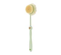 Back Scrubber For Shower - Long Handle Body Wash Brush | Double Sided Quick Drying High Density Bristles | Dirt Removal, Elderly Skin, Foot, Back Care, Women, Adults