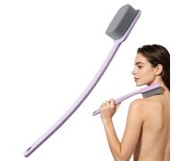 Back Scrubber For Shower - Long Handle Cleaning Brush - Bath Brush | Ideal For Home Bathroom Spa Gym Hotel Daily Routine Skin Care Post-Exercise Relaxation