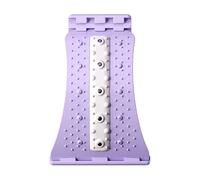 Back Stretcher - 4 Level Adjustable Lumbar Support Board - 24.5x18x3.Lower And Upper Back Cracker - For Women Men Adults Athletes Beginners Professionals Fitness Enthusiasts Drivers Apartment Home Gym
