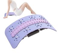 Back Stretcher, massaggiatore per la schiena regolabile con allungamento della colonna vertebrale, massaggiatore per il fitness, per viaggi, ufficio, camera da letto, appartamento, palestra, soggiorno