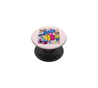 Back to 80s Nostalgia Roller Skate Boombox Cassette Anni Ottanta PopSockets PopGrip Adesivo