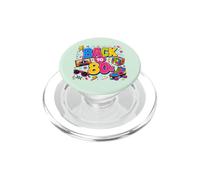 Back to 80s Nostalgia Roller Skate Boombox Cassette Anni Ottanta PopSockets PopGrip per MagSafe