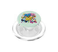 Back to 80s Nostalgia Roller Skate Boombox Cassette Anni Ottanta PopSockets PopGrip per MagSafe