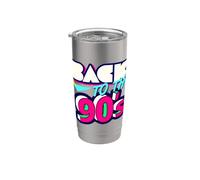 Back To 90's Tees Vintage Retro I Love 90's Graphic Design Bicchiere termico in acciaio inox doppia parete