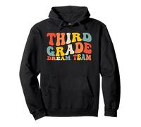 Back to School 3rd Grade Dream Team Teacher Kids Third Grade Felpa con Cappuccio