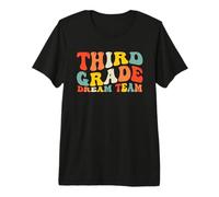 Back to School 3rd Grade Dream Team Teacher Kids Third Grade Maglietta Premium