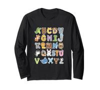 Back to School ABC Kindergarten Teacher Maglia a Manica