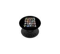 Back to School ABC Kindergarten Teacher PopSockets PopGrip Adesivo