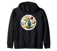 Back To School Alligator Ragazzi Ragazze Studenti Bambini Coccodrillo Felpa con Cappuccio