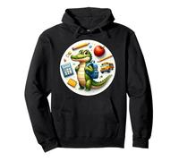 Back To School Alligator Ragazzi Ragazze Studenti Bambini Coccodrillo Felpa con Cappuccio