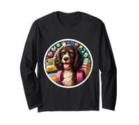 Back To School American Water Spaniel Cane Ragazzi Ragazze Bambini Maglia a Manica