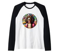 Back To School American Water Spaniel Cane Ragazzi Ragazze Bambini Maglia con Maniche Raglan