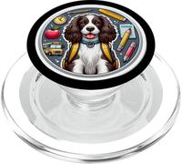 Back To School Boykin Spaniel Cane Ragazzi Ragazze Proprietario Studente PopSockets PopGrip per MagSafe