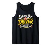 Back To School Bus Driver Il Primo Sorriso del Giorno Canotta