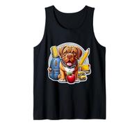 Back To School Dogue de Bordeaux Cane Ragazzi Ragazze Proprietario Bambini Canotta