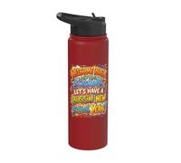 Back to School Gen Z Teacher Welcome Back Little Sigmas Stainless Steel Insulated Water Bottle