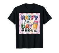 Back To School Happy First Day of School Maglietta