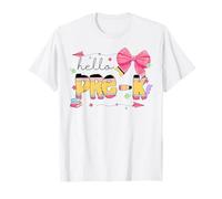 Back To School Hello Pre-k Teacher Coquette - Archetto portamatite Maglietta