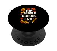Back to School In My Middle School Era Carino Donna Primo Giorno PopSockets PopGrip Adesivo