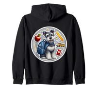 Back To School Kerry Blue Terrier Cane Ragazzo Ragazza Studente Bambini Felpa con Cappuccio