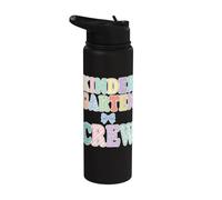 Back to School Kindergarten Crew Stainless Steel Insulated Water Bottle