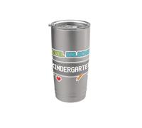 Back to School Level Unlocked Kindergarten Bicchiere termico in acciaio inox doppia parete