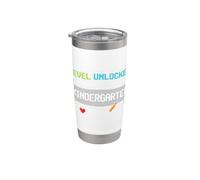 Back to School Level Unlocked Kindergarten Bicchiere termico in acciaio inox doppia parete