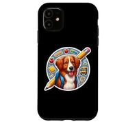 Back To School Nova Scotia Duck Tolling Retriever Dog Kids Custodia per iPhone 11