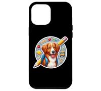 Back To School Nova Scotia Duck Tolling Retriever Dog Kids Custodia per iPhone 12 Pro Max
