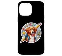 Back To School Nova Scotia Duck Tolling Retriever Dog Kids Custodia per iPhone 13 Pro Max