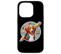 Back To School Nova Scotia Duck Tolling Retriever Dog Kids Custodia per iPhone 14 Pro