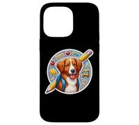 Back To School Nova Scotia Duck Tolling Retriever Dog Kids Custodia per iPhone 14 Pro Max