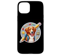 Back To School Nova Scotia Duck Tolling Retriever Dog Kids Custodia per iPhone 15 Plus