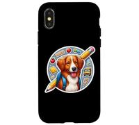 Back To School Nova Scotia Duck Tolling Retriever Dog Kids Custodia per iPhone X/XS
