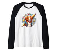 Back To School Nova Scotia Duck Tolling Retriever Dog Kids Maglia con Maniche Raglan