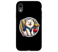 Back To School Samoiedo Cane Ragazzi Ragazze Proprietario Studente Bambini Cucciolo Custodia per iPhone XR