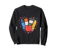 Back To School Supplies Teacher Classroom Pencil Apple Art Felpa