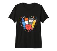 Back To School Supplies Teacher Classroom Pencil Apple Art Maglietta Premium