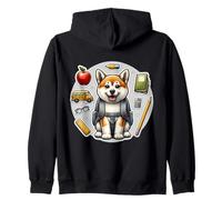 Back To School svedese Vallhund Cane Ragazzi Ragazze Studenti Bambini Felpa con Cappuccio