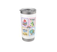 Back To School Teacher First Day Welcome Back Student Bicchiere termico in acciaio inox doppia parete