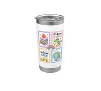 Back To School Teacher First Day Welcome Back Student Bicchiere termico in acciaio inox doppia parete