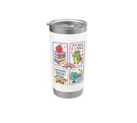 Back To School Teacher First Day Welcome Back Student Bicchiere termico in acciaio inox doppia parete