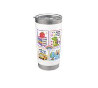 Back To School Teacher First Day Welcome Back Student Bicchiere termico in acciaio inox doppia parete